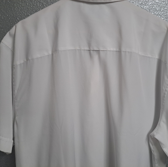 Cubavera White Classic Fit Panel Shirt    Size XL - Picture 6 of 8